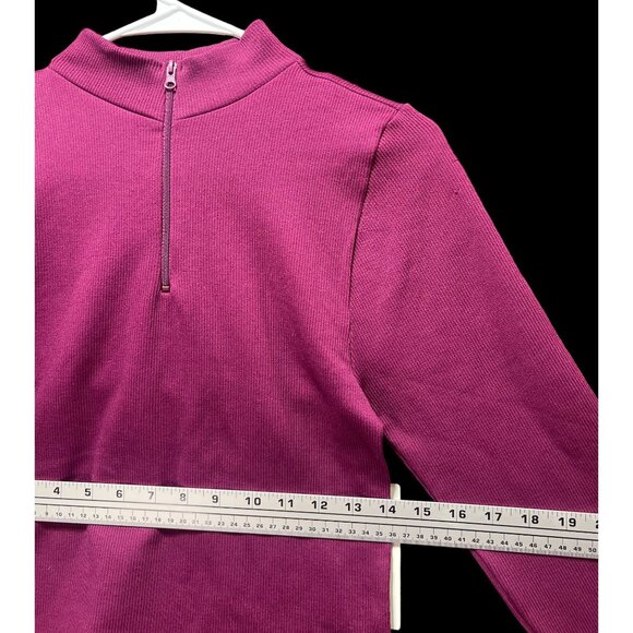 Rue 21 - Women's 1/2 Zip Long Sleeve Shirt - Purple - Extra Large - Picture 3 of 13
